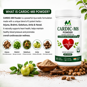 ผงสมุนไพร MY HERBAL CARDIC-M8 สูตรสารสกัดจากพืชพรีเมียม บำรุงหัวใจและหลอดเลือด สูตรเสริมสร้างสุขภาพหัวใจและหลอดเลือดทุกวัน เพิ่มพลังชีวิต - Product Image 3