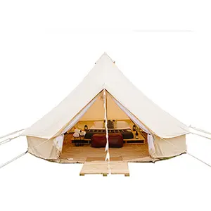 ครอบครัวกลางแจ้งเต็นท์ตั้งแคมป์ครอบครัวหรูหรา Glamping เต็นท์โรงแรมหลอดเหล็กกันน้ําซาฟารีเต็นท์รีสอร์ทสําหรับขาย