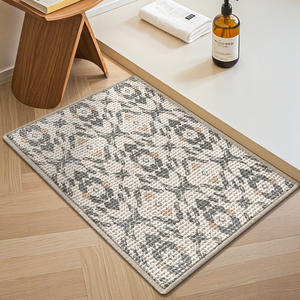 Youltan עיצוב חדש עיצוב חדש כניסה chenille-dormat מכונת כביסה ללא החלקה בחזרה מים סופג אמבטיה - Product Image 6