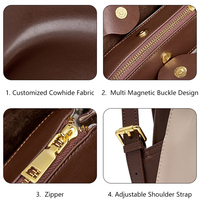 Sac à dos pour femme en cuir véritable sur mesure, fabricant en gros, sac à dos de créateur, sac à dos de haute qualité en cuir de vachette, sac de voyage scolaire
