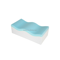 Coussin de siège ergonomique orthopédique pour chaise de bureau, en mousse à mémoire de forme pour le coccyx, gonflable, antibactérien, écologique, avec housse amovible