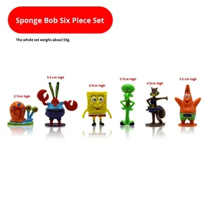 Decorazione per Acquario <span class=keywords><strong>SpongeBob</strong></span> SquarePants Casa dell'Ananas Set Completo di Ornamenti Piccoli Nascondiglio per Pesciolini Guppy Sottomarino in PVC - Product Image 5