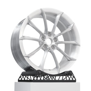 Rueda de Aleación Ligera Multirradio Plateada Pulida para Coche, 17 18 19 20 21 22 24 26 Pulgadas, Llanta Forjada 5X112 5X120 para Audi RS <span class=keywords><strong>BMW</strong></span> BENZ - Product Image 3