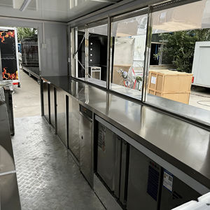 Camión de Comida Rápida Transfronterizo de 16.5 pies, Remolque Cuadrado de Acero Inoxidable para Helados, Mercado Nocturno, Puesto Callejero, 2 Años - Product Image 6