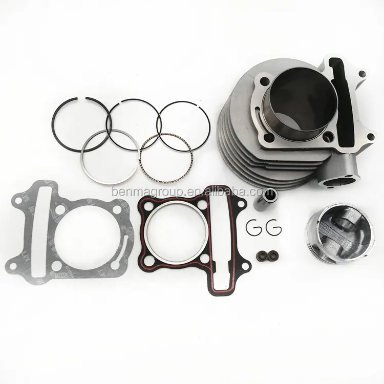 OEM quality VX150 150cc scooter engine cylinder block 4 T 57.4mm cylinder kit for GY6-150