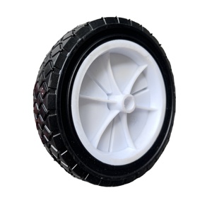 Roues <span class=keywords><strong>en</strong></span> caoutchouc de haute qualité pour tondeuse à <span class=keywords><strong>gazon</strong></span> de 7 pouces avec roulement à billes, pièce de rechange pour coupe-herbe - Product Image 3