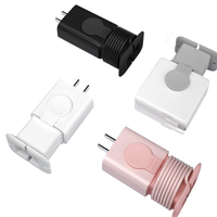 Étui de protection en silicone pour chargeur, enrouleur de câble, protection de câble, organisateur de fils, 2 en 1, protecteur de chargeur en silicone