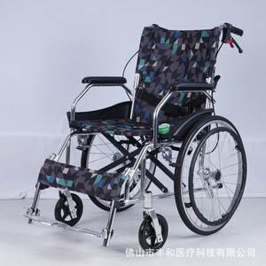 Silla de Ruedas Manual de Aleación de Aluminio Fenghe, Ligera y Plegable 863LAJ, Ayuda para la Rehabilitación y Movilidad - Product Image 4