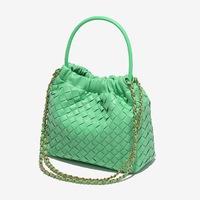 3272 Vente en gros en ligne Achats Vente à la mode Femmes en cuir végétalien Polyester Bandoulière Seau Sac deux cordes Sacs à bandoulière