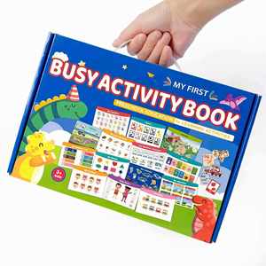 Livre d'autocollants pour enfants de 3 ans, papier écologique, préscolaire, éducation à domicile, jouets Montessori, mon premier livre d'activités - Product Image 6