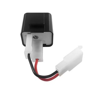 Relé intermitente LED electrónico ajustable de 2 pines con cables para bicicletas, motocicletas, scooters, señales de giro, relé intermitente Hyper Flash - Product Image 1