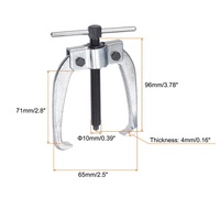 Poignée réglable robuste 2 mâchoires bras poulie volant hydraulique 3 mâchoires roulement engrenage extracteur ensemble d'outils