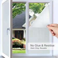 Großhandel PVC-Innenraum Dichroitischer Farbdekorations-Bauglasfolie Vinyl Statisch Haftende Dekorative Transparente Fensterfolie