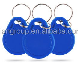 A4032h RFID Gần 125Khz 13.56Mhz Kiểm Soát Truy Cập Thẻ Ghi lại ID Token Cửa Key Tag Fob Màu Xanh Khóa - Product Image 5