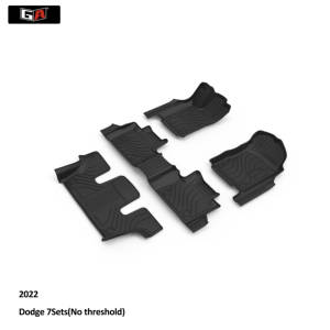 Alfombrilla de pie de coche suave para 7 juegos <span class=keywords><strong>2022</strong></span> alfombrilla de coche <span class=keywords><strong>Dodge</strong></span> alfombra impermeable antideslizante - Product Image 2