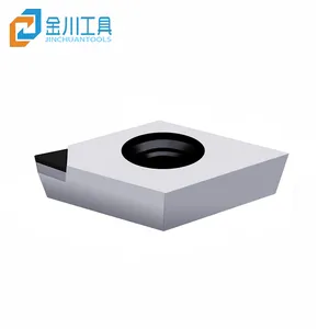 Jinchuan เม็ดมีด PCD Diamond VCGT160404 APKT113504,เครื่องกลึง CNC PCD เครื่องมือเปลี่ยนเม็ดมีดสำหรับเม็ดมีดกัดอลูมิเนียม