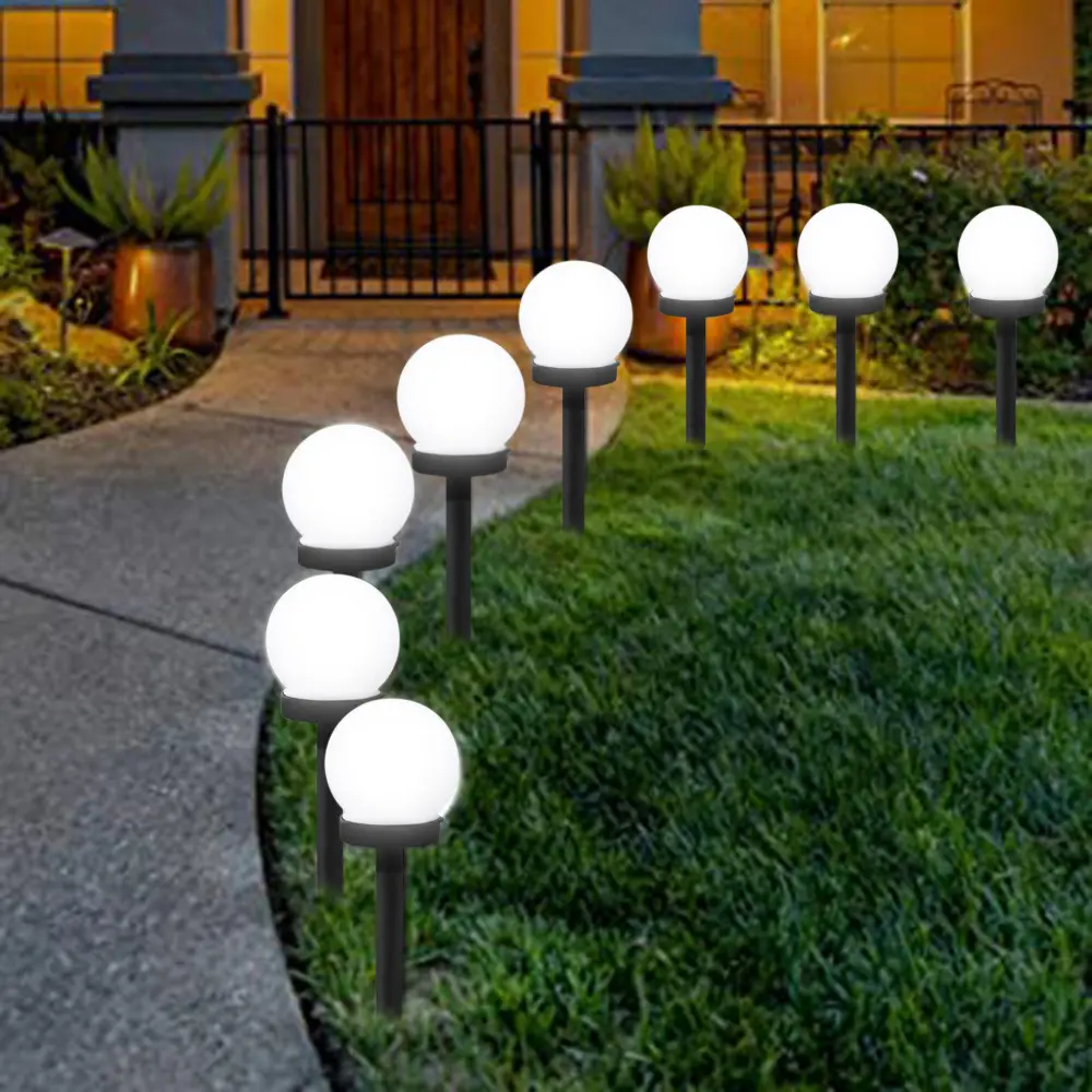(Ready Stock)hot sale luxury cheap led ball light outdoor garden solar led walkway lamp solar lights