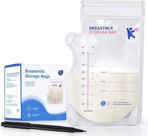 Sacs de conservation du lait maternel, l'alimentation est facilitée |   8 oz, 100 unités |   Versement facile, capteur de température - Product Image 4