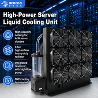 Kit de refroidissement externe haute puissance OCOCOO avec pompe et réservoir intégrés pour serveur IA, station de travail et refroidissement de GPU