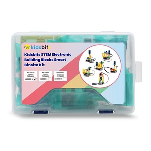 Kidsbits برمجة جذعية 6 نماذج كتل بناء إلكترونية مجموعة ذكية Binsite مجموعات مستشعر لاردوينو مع لوح KidsUno - Product Image 1
