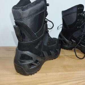 Bottes tactiques respirantes en cuir de vachette suédé vert TSB07, chaussures de randonnée - Product Image 5