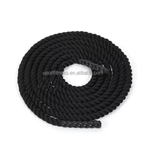 Оптовая продажа, тяжелая Скакалка для фитнеса, изготовленная на заказ из прочного нейлона для мужчин и женщин, для взрослых, боевые веревки - Product Image 2
