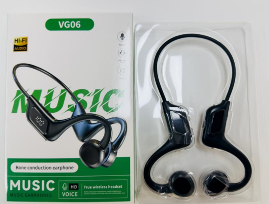 VG06 Gaming Headset Mechanical Cool Headphones Transparent  Headset Mini Sports Outdoor Wireless  Headset Student Portable TWS