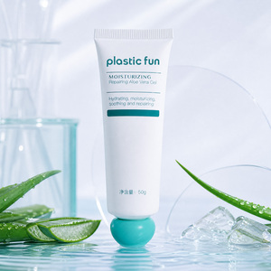 Tubos de Plástico Redondos con Tapa a Presión para Cuidado de la Piel, Crema Facial y Loción Cosmética, Impresión Serigráfica PCR, Precio al por Mayor Directo - Product Image 3