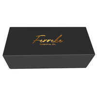 Boîte d'emballage magnétique rigide personnalisée pour huiles essentielles, boîte de luxe pour flacon compte-gouttes en verre de 30 ml, boîte d'emballage pour huile capillaire, sérum, soins de la peau