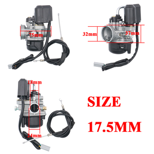 Carburateur <span class=keywords><strong>de</strong></span> cyclomoteur/pocket bike <span class=keywords><strong>17</strong></span>,5 mm avec starter électrique pour PHVA <span class=keywords><strong>17</strong></span> <span class=keywords><strong>17</strong></span>,5 mm PHVN Piaggio Zip SSL SFERA Gilera Runner - Product Image 3