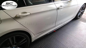 Extensión de faldones laterales de fibra de carbono F30 para <span class=keywords><strong>BMW</strong></span> F30 <span class=keywords><strong>328i</strong></span> 335i <span class=keywords><strong>M</strong></span> <span class=keywords><strong>Sport</strong></span> <span class=keywords><strong>2013</strong></span> - 2018 - Product Image 2