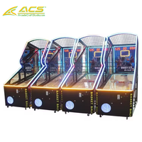 Simulateur d'arcade de basketball ACS, machine à grue, avec interface en anglais, en métal et plastique, à monnayeur, compatible Wi-Fi, pour usage intérieur, garantie 1 an