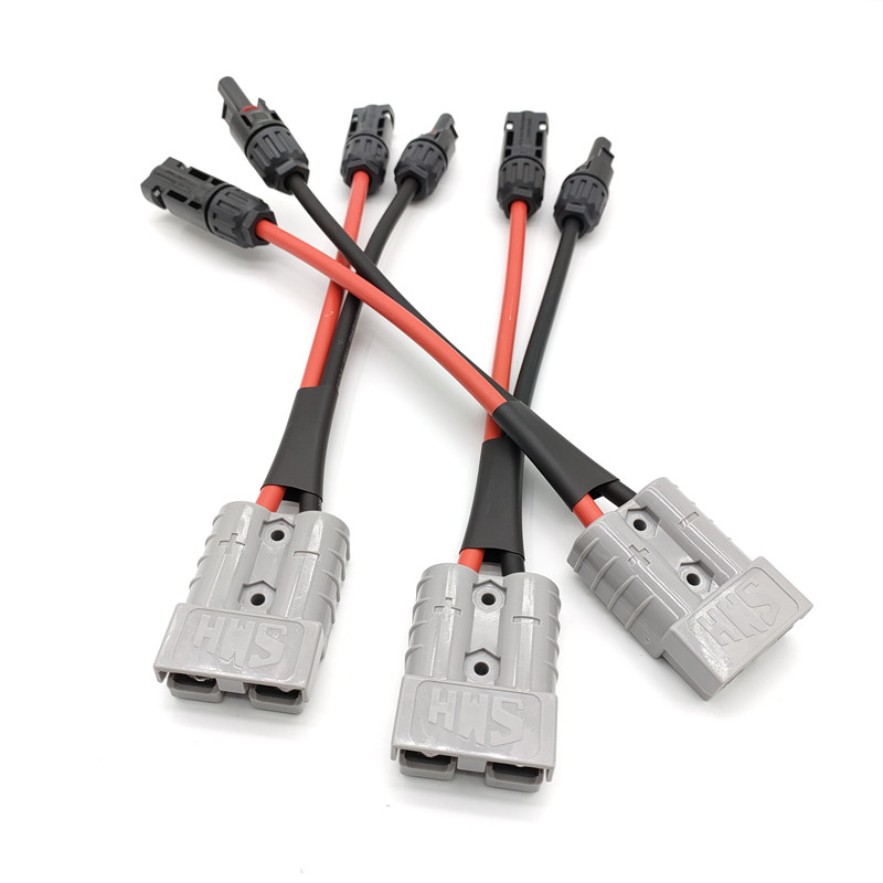Power Andersons Pv Extension Cable Anderson-style To Anderson Style 50a Connector Kit Solar Panel