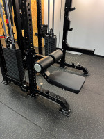 Machine de musculation Power Rack – Siège réglable multi-usage pour l'exercice des bras et des jambes, personnalisable