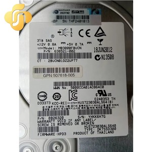 625031-B21 625140-001 <span class=keywords><strong>3T</strong></span> 7.2K 6G SAS <span class=keywords><strong>HDD</strong></span> - Product Image 2