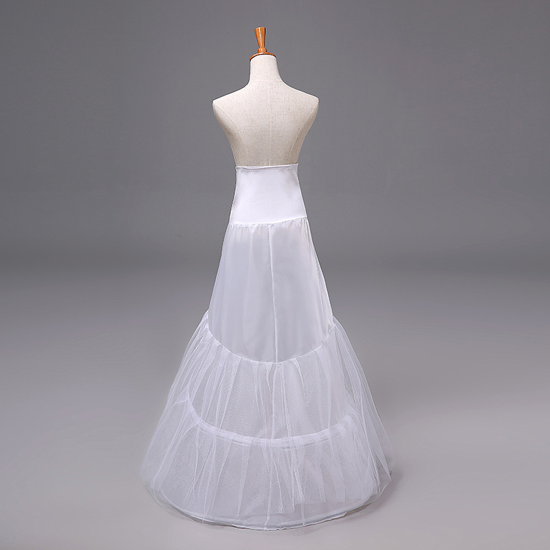 chinese dress ladies BEAUTELICATE Women 1 Hoop Mermaid Petticoat Fishtail Underskirt Trumpet  Crinoline for Mermaid Wedding Dress Ivory at Amazon Women's Clothing store main image 1