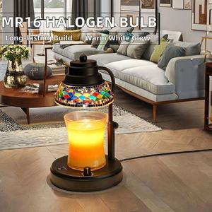 Lámpara Eléctrica de Cristal con Forma de Diamante, Colorida, para Derretir Cera, con Temporizador y Regulador de Intensidad, Calentador de Velas - Product Image 1