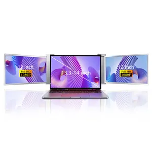Factory supplier 1080P IPS tri monitors portable laptop screen monitor portable monitor