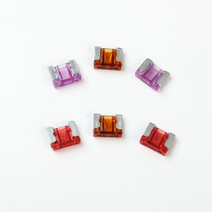 30A 32V 50 piezas por bolsa pequeña Mini PC Shell aleación de zinc Sharp pie plano coche horquilla fusible para portafusibles - Product Image 4