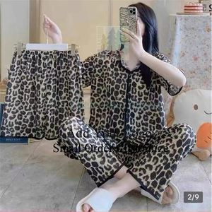 Pijamas Navideños: Pijamas <span class=keywords><strong>de</strong></span> Seda <span class=keywords><strong>de</strong></span> Hielo para Hombre <span class=keywords><strong>de</strong></span> Manga Larga, Pijamas Sexys con Estampado <span class=keywords><strong>de</strong></span> Leopardo para Pareja, Pijamas para Mujer, Ropa <span class=keywords><strong>de</strong></span> Estar en Casa - Product Image 3