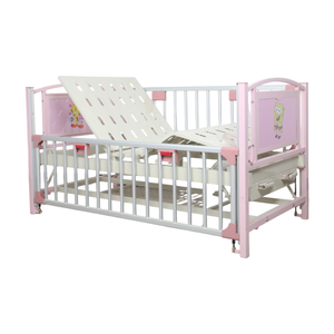 Équipement hospitalier Lit de soins intensifs pédiatrique électrique médical à 3 fonctions Lit en métal manuel pour soins infirmiers aux patients en soins intensifs pour enfants - Product Image 1