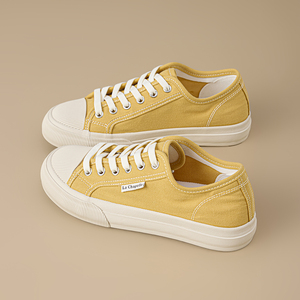 Zapatillas de Lona con Suela Gruesa, Novedad de Primavera, Zapatos Casuales de Exterior con Suela Suave y Cómodos, Zapatos de Mujer Modernos y Versátiles - Product Image 2