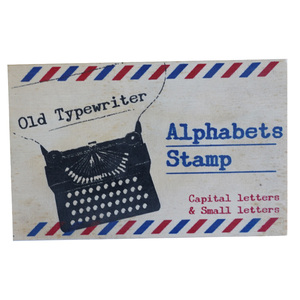 DIY Alphabet <span class=keywords><strong>Tampon</strong></span> en Bois <span class=keywords><strong>Lettre</strong></span> Décorative Bois Tampons en Caoutchouc pour <span class=keywords><strong>Scrapbooking</strong></span> DIY Carte Journal - Product Image 4