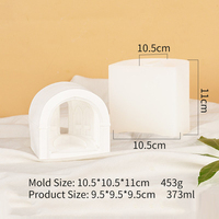 INTODIY château palais Architecture bougie Silicone moule dôme arc colonne romaine plâtre savon résine époxy faisant cadeau artisanat maison