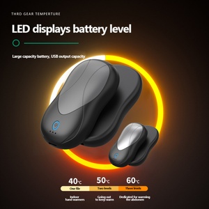 Chauffe-mains portable rechargeable électrique, lot de 2, 6000 mAh, alimenté par une puce intelligente IA, chauffe longue durée sécurisée de 20 heures - Product Image 3