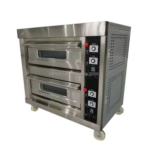 Commercial 2 Layers Bakery Oven Electric Pizza Making Machine