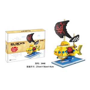 Mini bloques de construcción Barco <span class=keywords><strong>Pirata</strong></span> juguetes Thousand Sunny Going Merry Boat para niños juguetes educativos para niños - Product Image 5