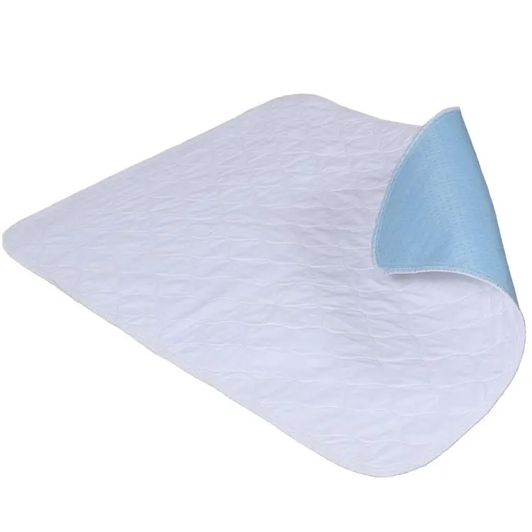 Wasbaar En Waterdicht Pu Incontinentie Bed Pad/Ziekenhuis Onderlegger Met Silicagel Stippen UBP-111