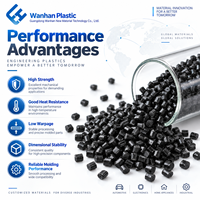 PA6 CF30 Nylon 6 granulés renforcés de fibres de carbone, plastique technique modifié pour le moulage par injection, pièces automobiles, Chine