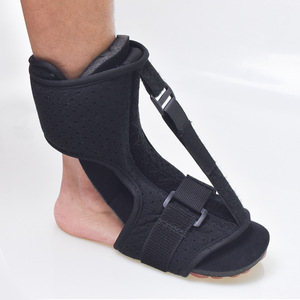 Attelle de soutien du pied Hongtai noire réglable pour fasciite plantaire, attelle de nuit, orthèse pour pied tombant et inversion - Product Image 3